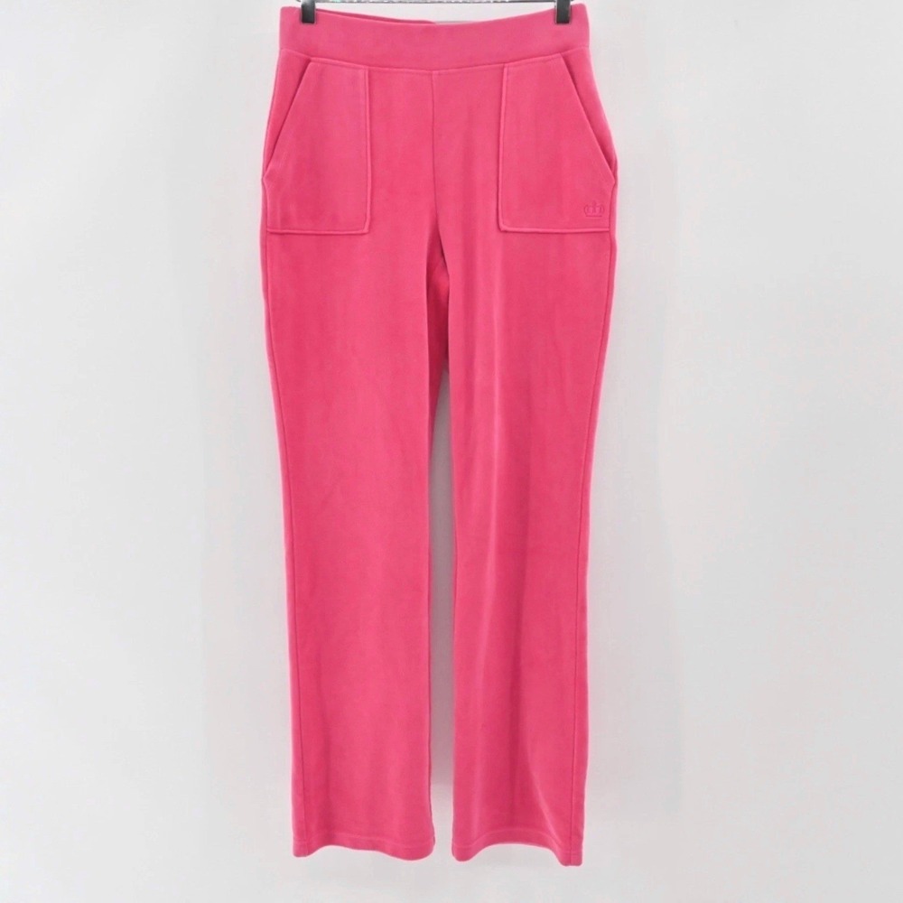 JUICY‎ COUTURE Womens Velour Track Pants Size S Hot Pink Sweatpants Retro Y2K